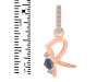 Labradorite & White Topaz Alphabet R Pendant LBD-RDA-44.