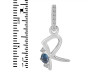 Labradorite & White Topaz Alphabet R Pendant LBD-RDA-44.