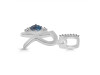 Labradorite & White Topaz Alphabet R Pendant LBD-RDA-44.