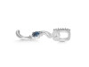 Labradorite & White Topaz Alphabet S Pendant LBD-RDA-45.