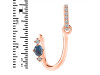 Labradorite & White Topaz Alphabet U Pendant LBD-RDA-47.