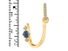 Labradorite & White Topaz Alphabet U Pendant LBD-RDA-47.