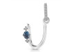 Labradorite & White Topaz Alphabet U Pendant LBD-RDA-47.