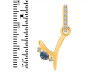 Labradorite & White Topaz Alphabet Y Pendant LBD-RDA-51.