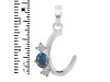 Labradorite & White Topaz Alphabet C Pendant LBD-RDA-55.