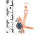 Labradorite & White Topaz Alphabet K Pendant LBD-RDA-63.