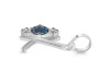 Labradorite & White Topaz Alphabet K Pendant LBD-RDA-63.