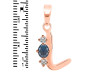 Labradorite & White Topaz Alphabet L Pendant LBD-RDA-64.
