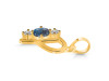 Labradorite & White Topaz Alphabet P Pendant LBD-RDA-68.