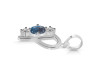 Labradorite & White Topaz Alphabet P Pendant LBD-RDA-68.