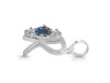Labradorite & White Topaz Alphabet R Pendant LBD-RDA-70.