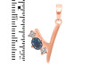 Labradorite & White Topaz Alphabet Y Pendant LBD-RDA-77.