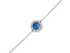 Labradorite & White Topaz Bracelet With Adjustable Camera Lock LBD-RDB-65.