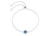 Labradorite & White Topaz Bracelet With Adjustable Camera Lock LBD-RDB-65.