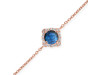Labradorite & White Topaz Bracelet With Adjustable Camera Lock LBD-RDB-66.