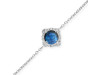 Labradorite & White Topaz Bracelet With Adjustable Camera Lock LBD-RDB-66.