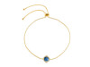 Labradorite & White Topaz Bracelet With Adjustable Camera Lock LBD-RDB-66.
