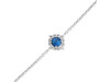 Labradorite & White Topaz Bracelet With Adjustable Camera Lock LBD-RDB-67.
