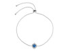 Labradorite & White Topaz Bracelet With Adjustable Camera Lock LBD-RDB-67.