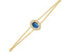 Labradorite & White Topaz Bracelet With Adjustable Camera Lock LBD-RDB-68.