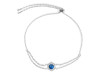 Labradorite & White Topaz Bracelet With Adjustable Camera Lock LBD-RDB-83.