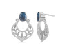 Labradorite Stud Earring LBD-RDE-51.