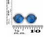 Labradorite Stud Earring LBD-RDE-719.