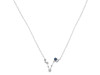 Pisces Zodiac Star Constellation Labradorite & White Topaz Necklace LBD-RDN-387.