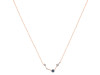 Aries Zodiac Star Constellation Labradorite & White Topaz Necklace LBD-RDN-488.