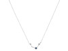 Aries Zodiac Star Constellation Labradorite & White Topaz Necklace LBD-RDN-488.