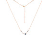 Aries Zodiac Star Constellation Labradorite & White Topaz Necklace LBD-RDN-488.