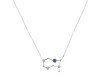 Gemini Zodiac Star Constellation Labradorite & White Topaz Necklace LBD-RDN-490.