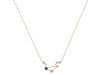 Libra Zodiac Star Constellation Labradorite & White Topaz Necklace LBD-RDN-494.