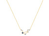 Libra Zodiac Star Constellation Labradorite & White Topaz Necklace LBD-RDN-494.