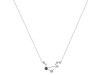 Libra Zodiac Star Constellation Labradorite & White Topaz Necklace LBD-RDN-494.