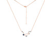 Libra Zodiac Star Constellation Labradorite & White Topaz Necklace LBD-RDN-494.