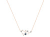 Sagittarius Zodiac Star Constellation Labradorite & White Topaz Necklace LBD-RDN-496.