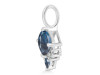 Labradorite & White Topaz Pendant LBD-RDP-729.