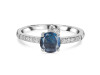 Labradorite & White Topaz Ring LBD-RDR-2303.
