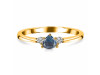Labradorite  & White Topaz Ring LBD-RDR-2543.