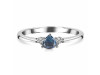 Labradorite  & White Topaz Ring LBD-RDR-2543.