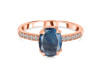 Labradorite & White Topaz Ring LBD-RR-207.