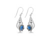 Labradorite Shell Earring LBD-RUE-49.