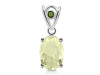 Libyan Desert Glass & Moldavite Pendant LDG-RDP-478-MLD-LOOP.