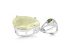 Libyan Desert Glass & Moldavite Pendant LDG-RDP-481-MLD-LOOP.