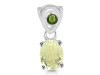 Libyan Desert Glass & Moldavite Pendant LDG-RDP-551-MLD-LOOP.