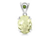 Libyan Desert Glass & Moldavite Pendant LDG-RDP-745-MLD-LOOP.