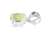 Libyan Desert Glass & Moldavite Pendant LDG-RDP-749-MLD-LOOP.
