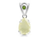 Libyan Desert Glass & Moldavite Pendant LDG-RDP-752-MLD-LOOP.
