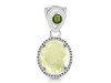 Libyan Desert Glass & Moldavite Pendant LDG-RDP-755-MLD-LOOP.